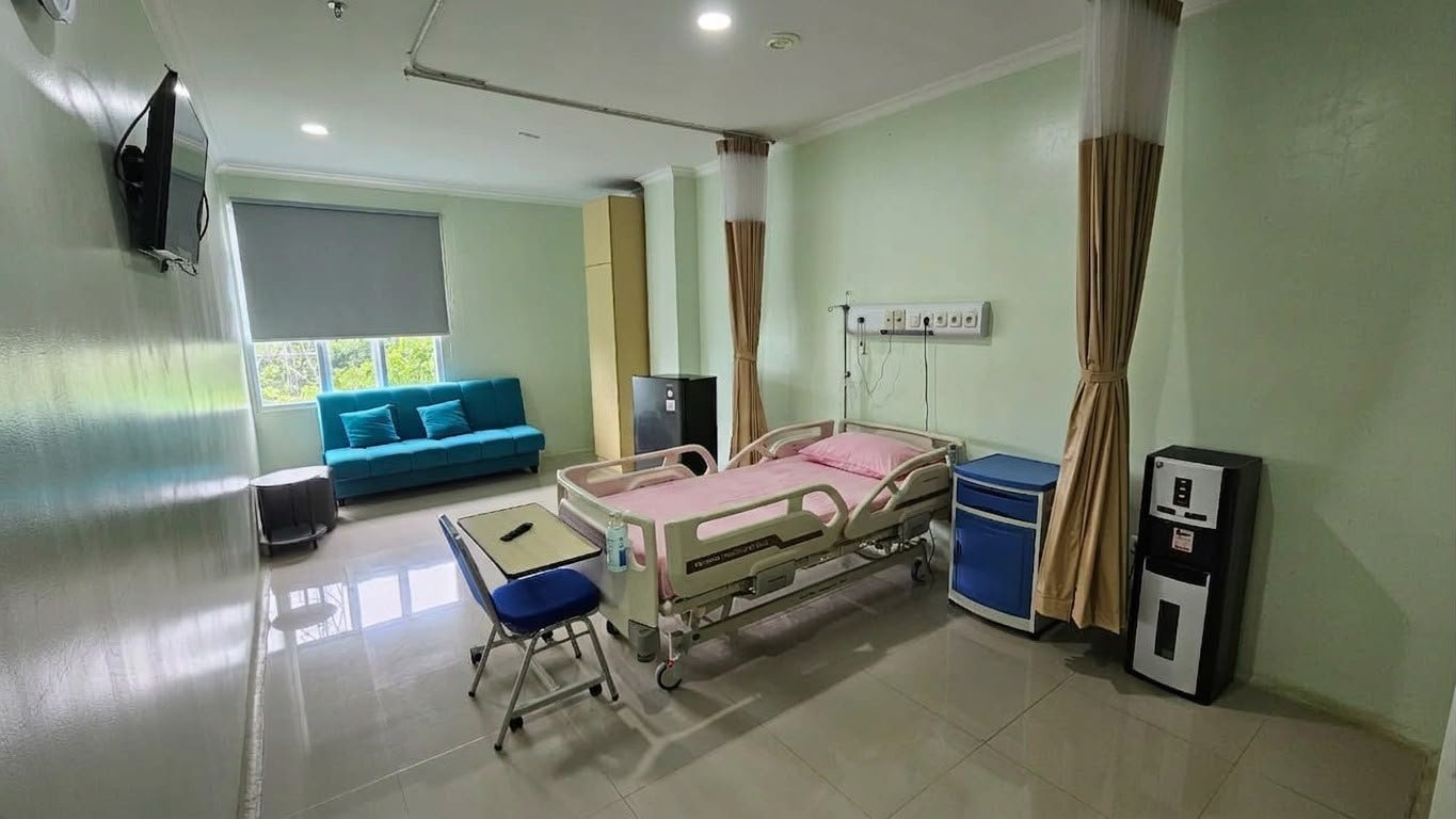 Ruang rawat inap yang bersih dan nyaman